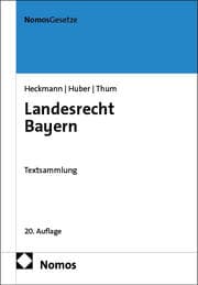 Cover von Landesrecht Bayern