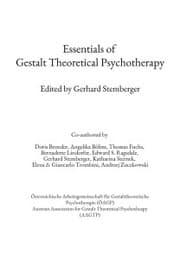 Cover von Essentials of Gestalt Theoretical Psychotherapy