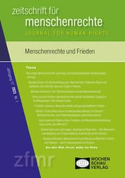 Cover von Menschenrechte und Frieden