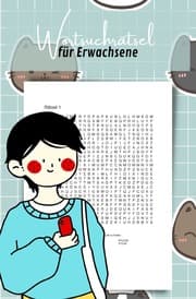 Cover von Wortsuchrätsel für Erwachsene