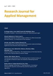 Cover von Research Journal for Applied Management - Jg. 4, Heft 1