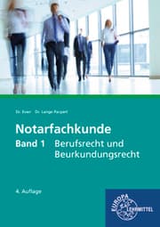 Cover von Notarfachkunde - Berufsrecht und Beurkundungsrecht