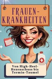 Cover von Frauen-Krankheiten - Genial lustiges Humorbuch - das perfekte Geschenk für Weihnachten und Geburtstag