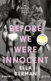 Cover von Before we were innocent