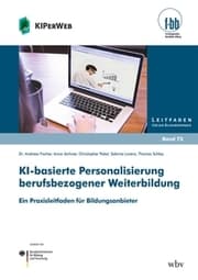 Cover von KI-basierte Personalisierung berufsbezogener Weiterbildung