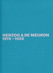 Cover von Herzog & de Meuron 1978-1988