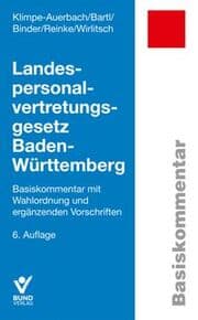 Cover von Landespersonalvertretungsgesetz Baden-Württemberg
