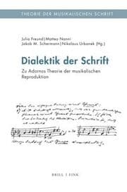 Cover von Dialektik der Schrift