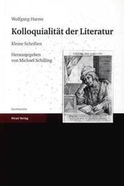 Cover von Kolloquialität der Literatur