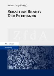 Cover von Sebastian Brant: Der Freidanck