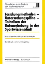 Cover von Forschungsmethoden - Untersuchungspläne - Techniken der Datenerhebung in der Sportwissenschaft