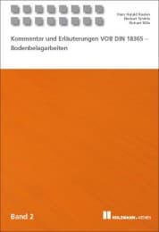 Cover von Kommentar und Erläuterungen zur VOB 18365/VOB 18299
