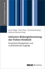 Cover von Inklusive Bildungsforschung der frühen Kindheit