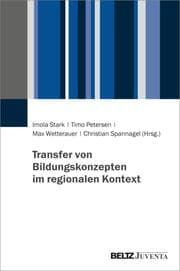 Cover von Transfer von Bildungskonzepten im regionalen Kontext