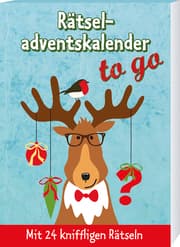 Cover von Rätseladventskalender to go Elch