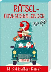 Cover von Rätseladventskalender to go Auto