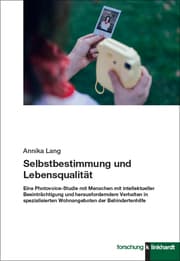 Cover von Selbstbestimmung und Lebensqualität