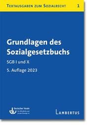 Cover von Grundlagen des Sozialgesetzbuchs. SGB I und X