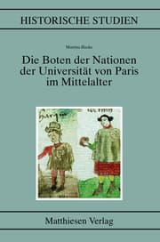 Cover von Die Boten der Nationen der Universität von Paris im Mittelalter