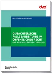 Cover von Gutachterliche Fallbearbeitung im öffentlichen Recht