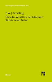 Cover von Über das Verhältnis der bildenden Künste zu der Natur