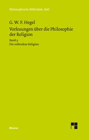 Cover von Vorlesungen über die Philosophie der Religion / Vorlesungen über die Philosophie der Religion