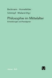 Cover von Philosophie im Mittelalter