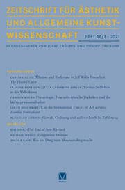 Cover von Zeitschrift für Ästhetik und Allgemeine Kunstwissenschaft 66/1
