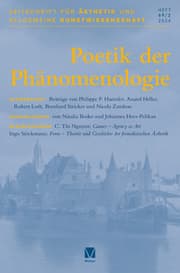 Cover von Zeitschrift für Ästhetik und Allgemeine Kunstwissenschaft