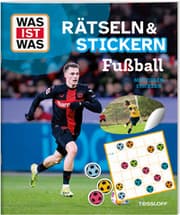 Cover von WAS IST WAS Rätseln und Stickern: Fußball
