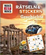 Cover von Rätseln und Stickern: Geschichte