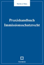 Cover von Praxishandbuch Immissionsschutzrecht