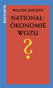 Cover von Nationalökonomie wozu?