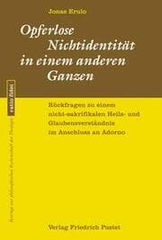 Cover von Opferlose Nichtidentität in einem anderen Ganzen