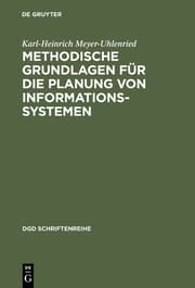 Cover von Methodische Grundlagen für die Planung von Informationssystemen