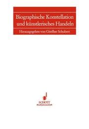 Cover von Biographische Konstellation und künstlerisches Handeln