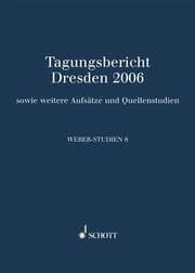 Cover von Tagungsbericht Dresden 2006