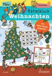 Cover von Mein Musik-Rätselblock - Weihnachten
