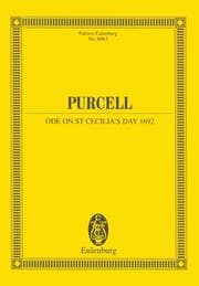 Cover von Ode on St. Cecilia's Day 1692 Z 328