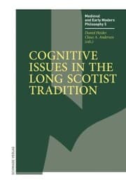 Cover von Cognitive Issues in the Long Scotist Tradition