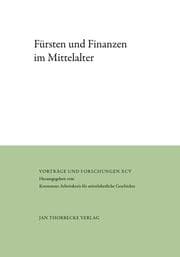 Cover von Fürsten und Finanzen im Mittelalter