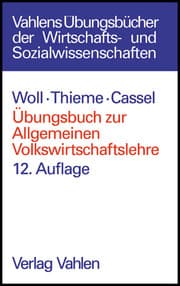 Cover von Übungsbuch zur Allgemeinen Volkswirtschaftslehre