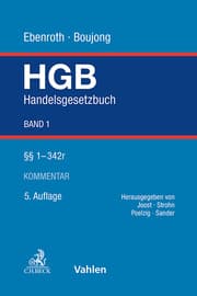 Cover von Handelsgesetzbuch Bd. 1: §§ 1-342r
