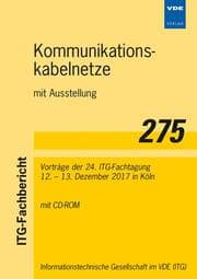 Cover von ITG-Fb. 275: Kommunikationskabelnetze mit Ausstellung