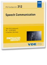 Cover von ITG-Fb. 312: Speech Communication