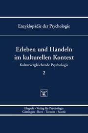 Cover von Erleben und Handeln im kulturellen Kontext