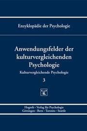 Cover von Anwendungsfelder der kulturvergleichenden Psychologie