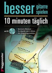 Cover von Besser Gitarre spielen - 10 Minuten täglich