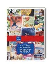 Cover von Disney Vintage Posters - A5-Tischkalender 2027