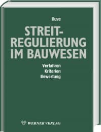 Cover von Streitregulierung im Bauwesen